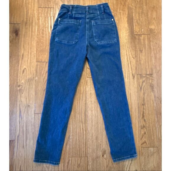 Anthropologie Maeve high rise patch pocket slim straight jeans 27 - Picture 11 of 11